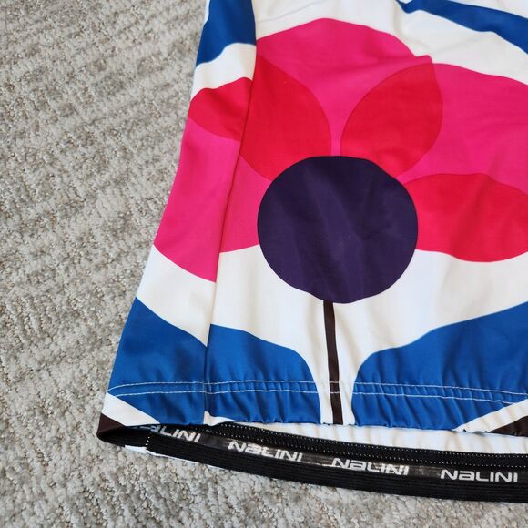 Women's Nalini Floral Sleeveless Cycling Jersey - Pink and Blue - Picture 4 of 12